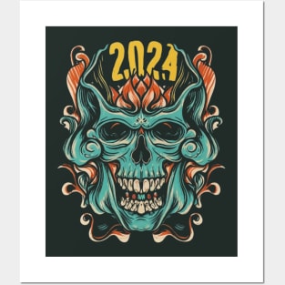 Dark New Year 2024 Posters and Art